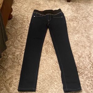 Girls size 8 dark wash denim jeggings from Squeeze New York